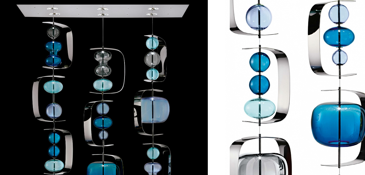 Светильник Barovier & Toso Manhattan Blue Светильник Barovier & Toso Manhattan Blue - Loft-Concept в Перми