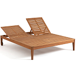 Шезлонг двухместный из эвкалипта Sunset варинант исполнения - 4 | Loft Concept в Перми