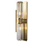 Бра с двумя хрустальными цилиндрическими плафонами Glass TUBE варинант исполнения - 2 | Loft Concept в Перми