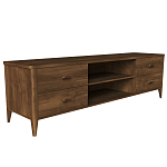 ТВ-тумба с 4-мя ящиками и полками из массива бука Tasteful Furniture варинант исполнения - 1 | Loft Concept в Перми