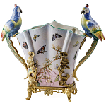 Ваза фарфоровая с попугаями Ferra варинант исполнения - 2 | Loft Concept в Перми