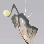 Торшер белая статуэтка Девушка Girl Carries Light Balls варинант исполнения - 2 | Loft Concept в Перми