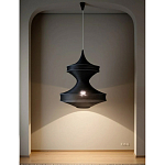 Подвесной вязаный черный светильник «Моника» варинант исполнения - 5 | Loft Concept в Перми