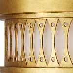 Потолочный светильник с фактурным золотым каркасом Exceptional Classic Design варинант исполнения - 2 | Loft Concept в Перми