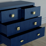 Бельевой Комод с 4 ящиками Elsa Dreams Blue варинант исполнения - 3 | Loft Concept в Перми