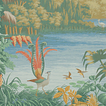 Обои ручная роспись Le Brésil Paille варинант исполнения - 3 | Loft Concept в Перми