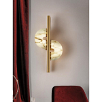 Бра  с фигурным мраморным рассеивателем Spiral of Warm Light варинант исполнения - 7 | Loft Concept в Перми