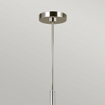 Люстра с 6-ю лампами на тонких изогнутых рожках в современном стиле Feiss варинант исполнения - 9 | Loft Concept в Перми