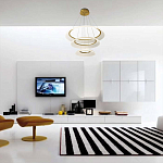 Люстра подвесная с 3-мя кольцевыми светодиодными лампами Catcher варинант исполнения - 2 | Loft Concept в Перми