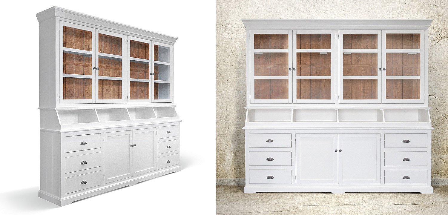 Шкаф Ruggerio Provence HARMONIE Glass Door big Шкаф Ruggerio Provence HARMONIE Glass Door big - Loft-Concept в Перми
