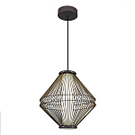 Подвесной светильник с плетеным металлическим каркасом Metal Interweaving варинант исполнения - 1 | Loft Concept в Перми