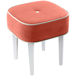 Квадратный мягкий пуф на белых ножках Winton Pouf Square варинант исполнения - 15 | Loft Concept в Перми