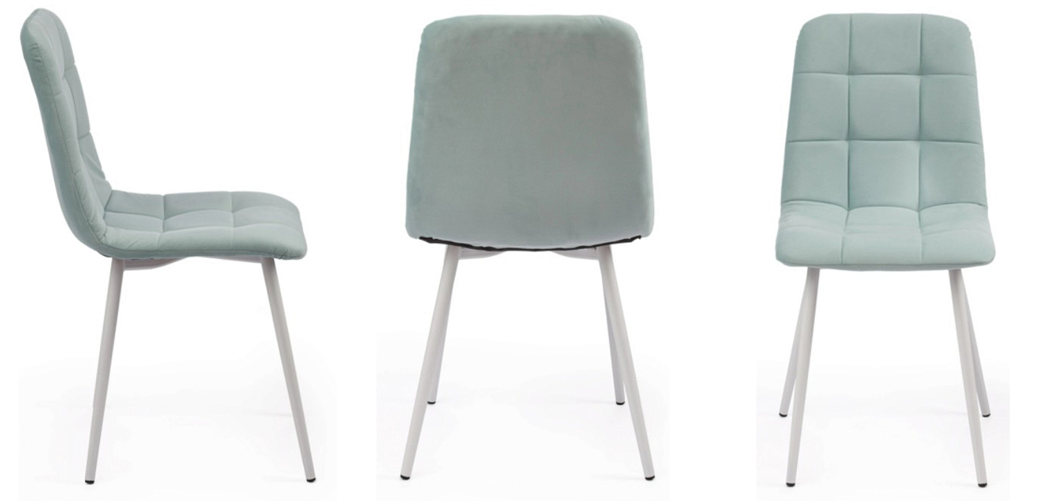 Стул Nancy Velour Light Blue Chair Стул Nancy Velour Light Blue Chair - Loft-Concept в Перми