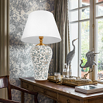 Настольная лампа с цветочной росписью Lamp Flower Painting варинант исполнения - 5 | Loft Concept в Перми