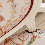 Полукресло из массива бука бежевое с растительным орнаментом Raffael Angel Beige Chair варинант исполнения - 6 | Loft Concept в Перми