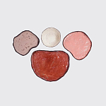 Сет из 4-х тарелок «QARTZITE» варинант исполнения - 1 | Loft Concept в Перми