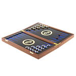 Нарды настольные из натурального камня лазурит и долерит Backgammon from Stone варинант исполнения - 3 | Loft Concept в Перми