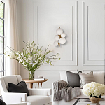 Бра с золотым основанием и 5-ю белыми шарообразными плафонами Bubble варинант исполнения - 4 | Loft Concept в Перми