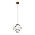 Подвесной светильник с плафоном из фактурного прозрачного стекла Light Ensemble варинант исполнения - 8 | Loft Concept в Перми