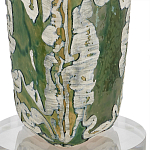 Настольная лампа керамическая с кремовым абажуром Scenic Column варинант исполнения - 2 | Loft Concept в Перми