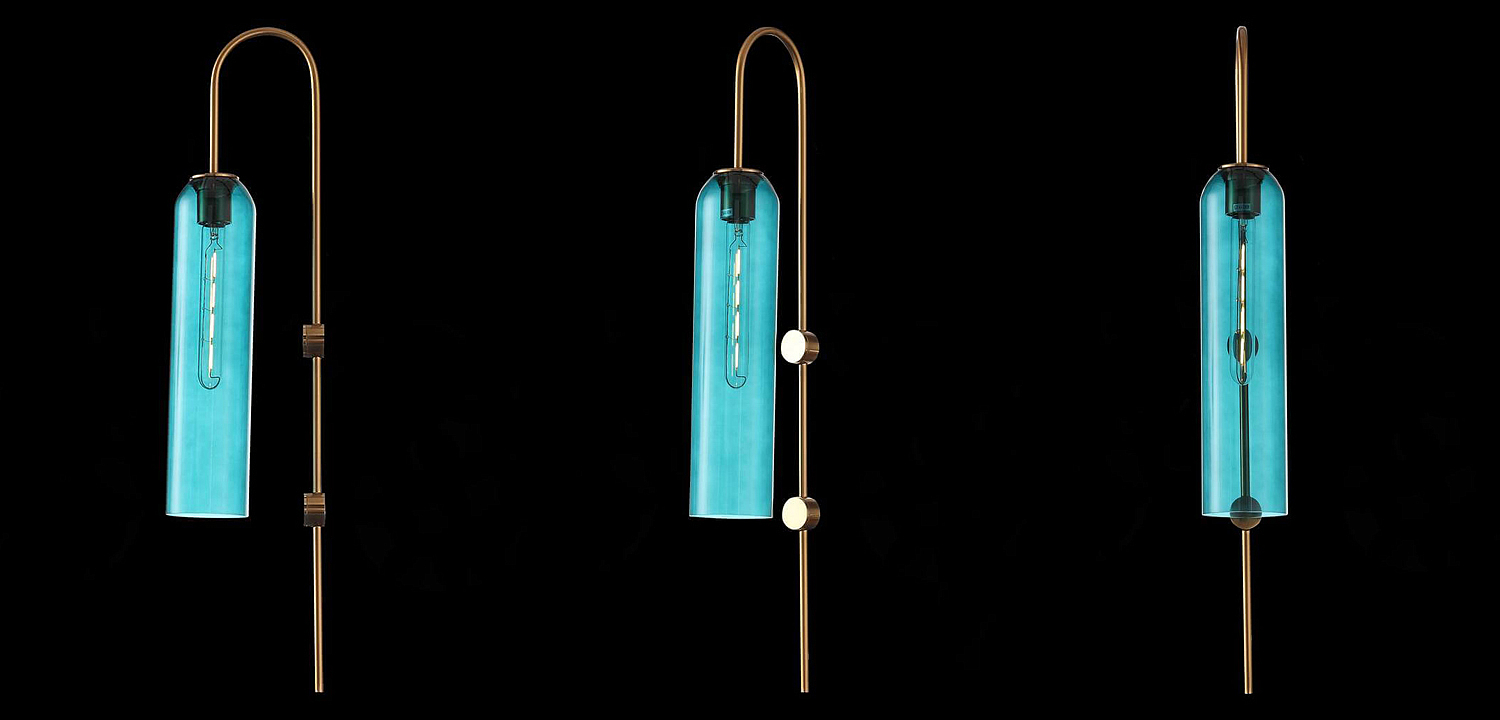 Бра ARTICOLO float Wall Sconce Blue Бра ARTICOLO float Wall Sconce Blue - Loft-Concept в Перми