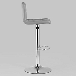 Барный стул с сиденьем серого цвета Honory варинант исполнения - 2 | Loft Concept в Перми