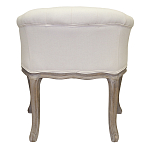 Кресло низкое в стиле прованс Бежевый Лен Louis French Armchair  варинант исполнения - 2 | Loft Concept в Перми