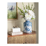 Ваза с мотивами цветущего сада с попугаями Vase Inspired by Nature варинант исполнения - 4 | Loft Concept в Перми