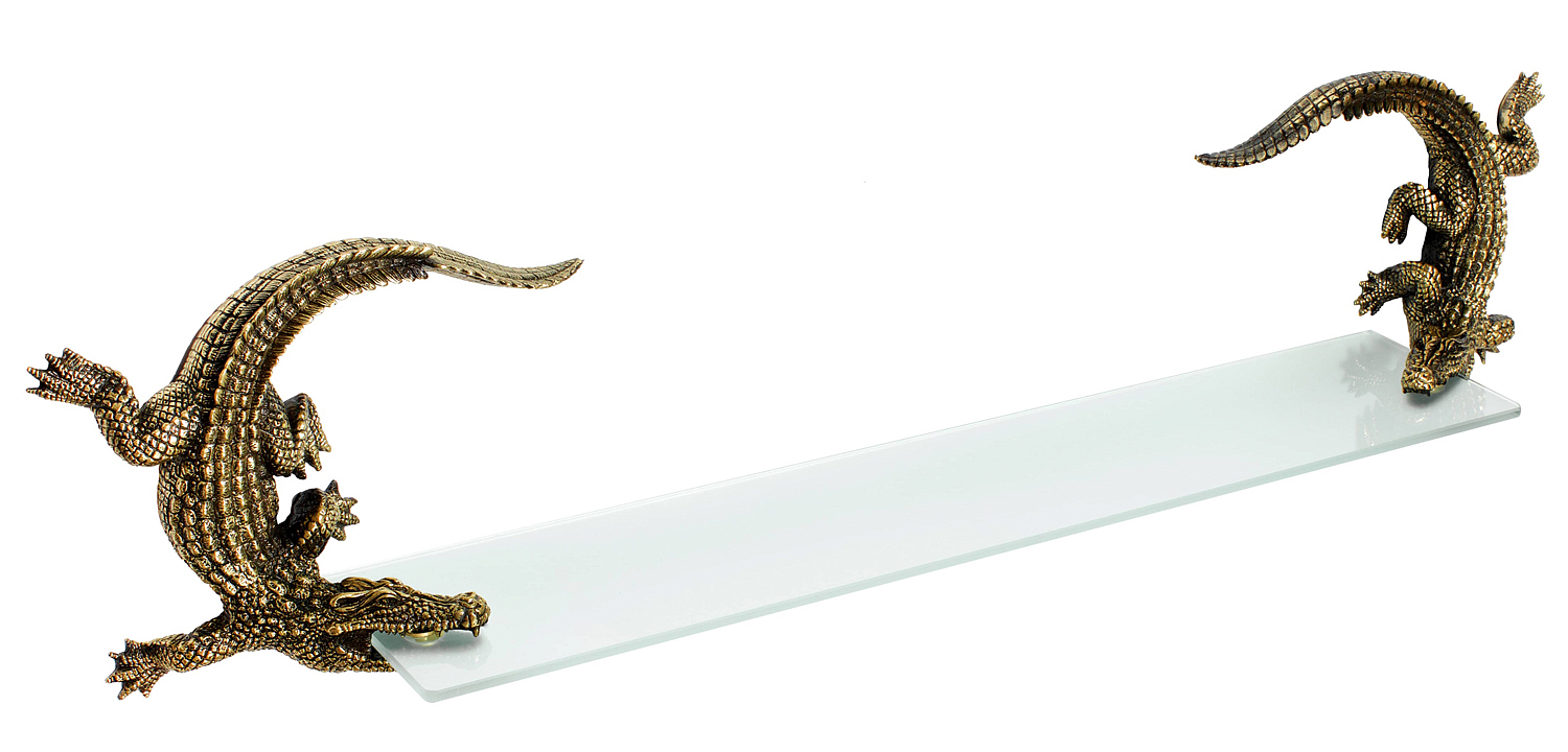 Полка для ванной Bronze Crocodiles Полка для ванной Bronze Crocodiles - Loft-Concept в Перми
