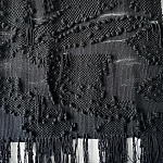 Гобелен из шерсти мериноса с узелками Ночь  варинант исполнения - 1 | Loft Concept в Перми