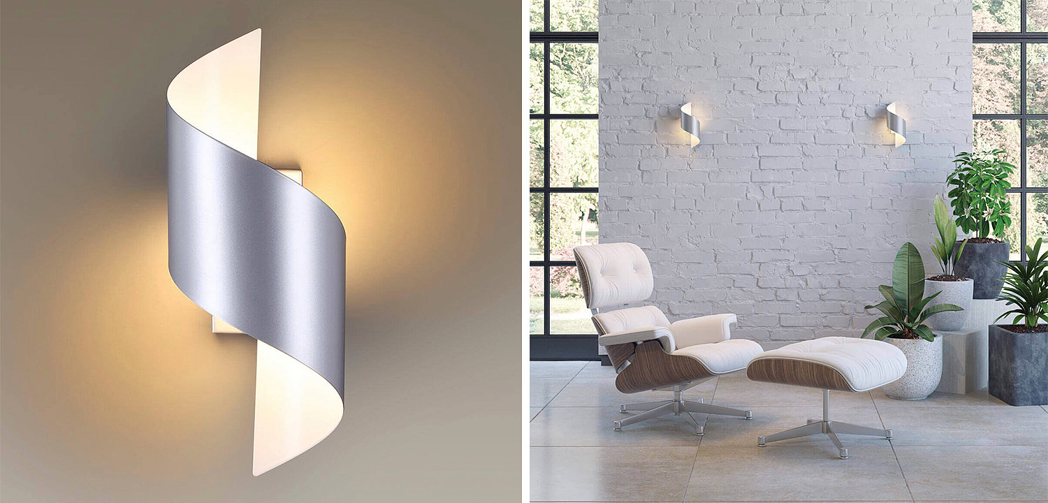 Бра Silver Locken Wall Lamp Бра Silver Locken Wall Lamp - Loft-Concept в Перми