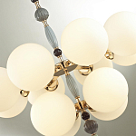 Люстра со вставками из керамики SkyEast 12 ламп варинант исполнения - 3 | Loft Concept в Перми