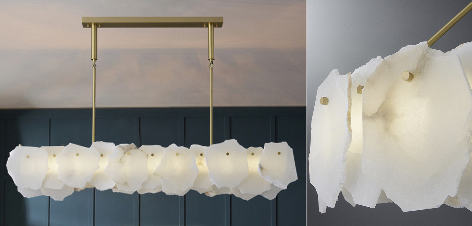 Люстра Lucretia Marble Rectangular Chandelier Люстра Lucretia Marble Rectangular Chandelier - Loft-Concept в Перми