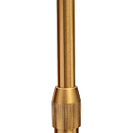 Торшер с мраморным столиком и золотым плафоном Ezio Floor Lamp варинант исполнения - 3 | Loft Concept в Перми