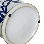 Ваза с крышкой и синим цветочным узором Blue & White Ornament  варинант исполнения - 4 | Loft Concept в Перми