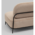 Диван Стоун велюр рельефный бежевый варинант исполнения - 4 | Loft Concept в Перми