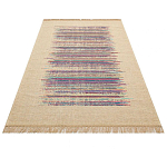 Ковер с геометрическим узором из комбинированного состава Full rhythm варинант исполнения - 3 | Loft Concept в Перми