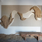 Декор настенный в Эко стиле Малибу wall panel Malibu Abstraction варинант исполнения - 1 | Loft Concept в Перми