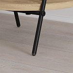 Стол приставной с 2-мя круглыми столешницами из дерева ESSEL OAK варинант исполнения - 2 | Loft Concept в Перми