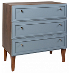 Комод серый из массива бука с 3-мя ящиками Wenge Light варинант исполнения - 1 | Loft Concept в Перми