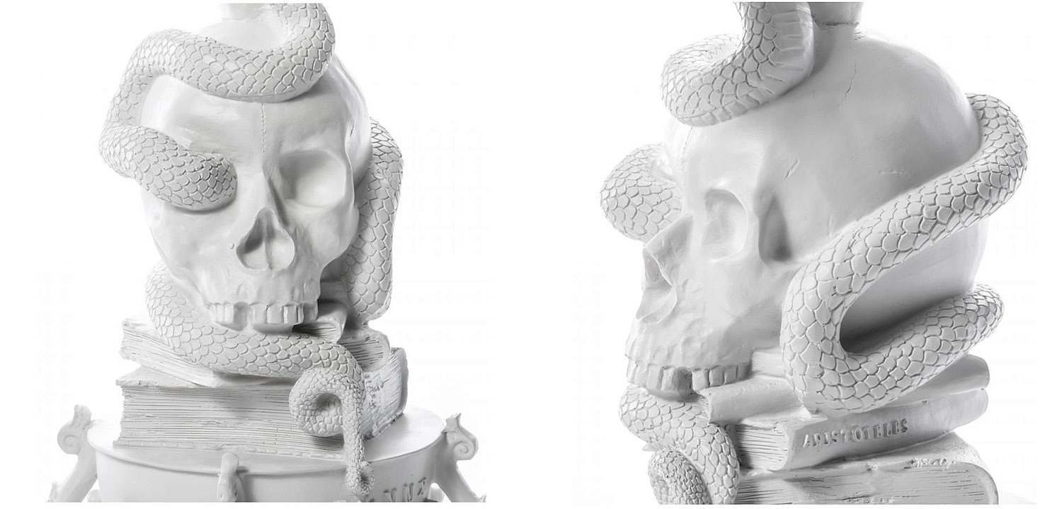 Подсвечник Seletti Giant Burlesque Skull White Подсвечник Seletti Giant Burlesque Skull White - Loft-Concept в Перми