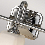 Бра для ванных комнат с квадратными матовыми плафонами на основании цвета хром Feiss варинант исполнения - 7 | Loft Concept в Перми