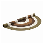 Ковер круглый из хлопка с контрастным узором Bullseye 150 варинант исполнения - 2 | Loft Concept в Перми