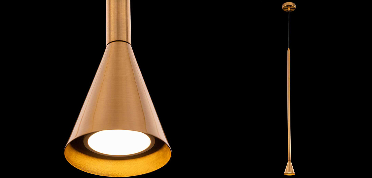 Подвесной светильник Austere gold Подвесной светильник Austere gold - Loft-Concept в Перми
