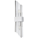 Бра с декором в виде хрустальных трубочек Nembus Chrome Glass Wall Lamp варинант исполнения - 1 | Loft Concept в Перми