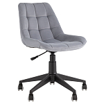 Мягкое компьютерное кресло Plushe Grey варинант исполнения - 1 | Loft Concept в Перми