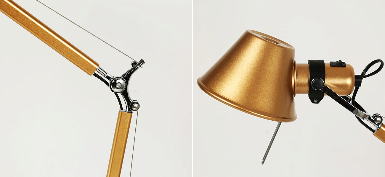 Настольная лампа золотого цвета Artemide Настольная лампа золотого цвета Artemide - Loft-Concept в Перми