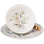 Чайный набор из фарфора на 6 персон Grey Tea Porcelain Set варинант исполнения - 1 | Loft Concept в Перми