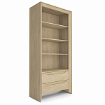  Стеллаж 2 ящика 4 открытые полки Flowchart 90 см варинант исполнения - 2 | Loft Concept в Перми