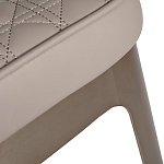 Стул барный светло-серый из экокожи Spectacular High Bar Stool варинант исполнения - 5 | Loft Concept в Перми